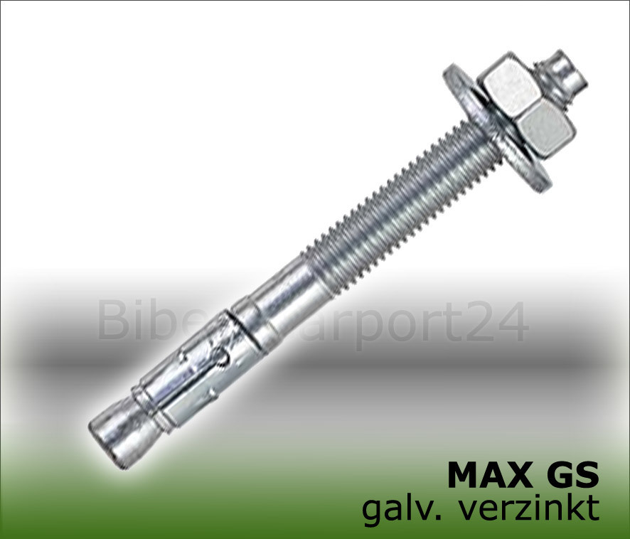 UPAT Expressanker MAX 12/10/110 Stahl galvanisch verzinkt 