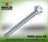 Heco Multi-Monti-plus - Schraubanker Sechskantkopf MMS-plus SS, verzinkt