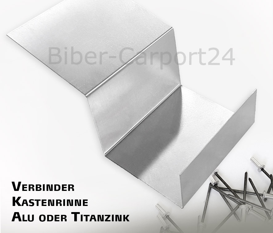 Universal Zink Titanzink Stützer Klammer Aluminium Überhalter für Kastenrinne 